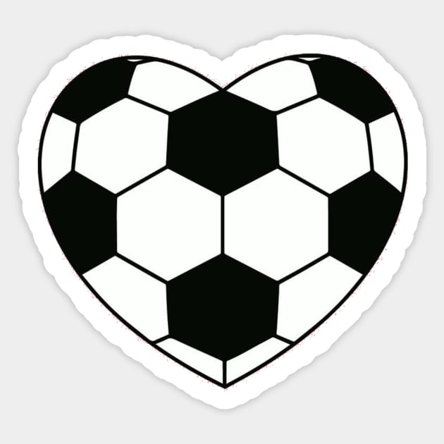 Soccer Ball Heart Sticker by AndresBeast